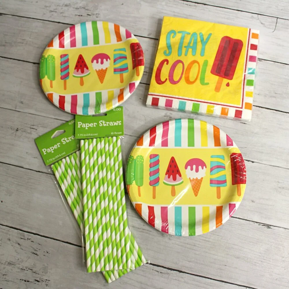 Dessert Paper Plates Napkins Party Supplies All Occasion Birthday